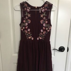 Floral Homecoming dress